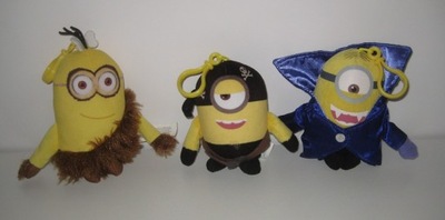 MINIONKI - 3 MASKOTKI - WAMPIR - PIRAT