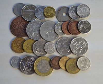 Afryka - miks - ciekawsze emisje - zestaw 27 monet