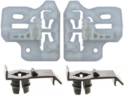 BMW X5 E53 SET REPAIR LIFT DEVICE WINDOW SET GUIDES CLAMPS GUIDE  