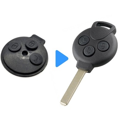 Smart fortwo forfour кнопка гумка ключа pilot фото №1