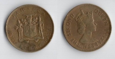 JAMAJKA BRYTYJSKA 1966 1 PENNY