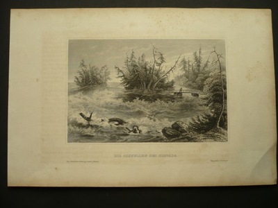 wodospad Niagara, oryg. 1842