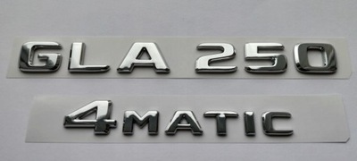 GLA250 4MATIC MERCEDES ЭМБЛЕМА ХРОМ