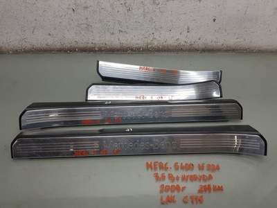 Молдинг накладка поріг mercedes w221 фото №1