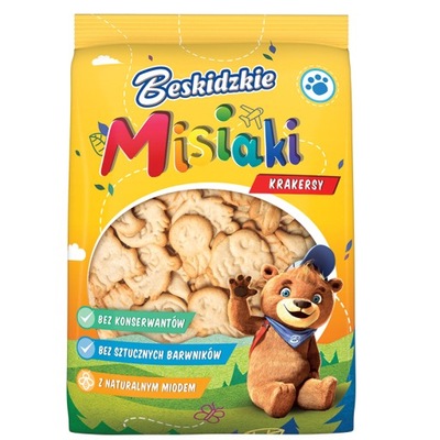 Beskidzkie Krakersy Misiaki 90 g