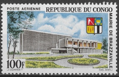 Republika Kongo - architektura** (1965) SW 62