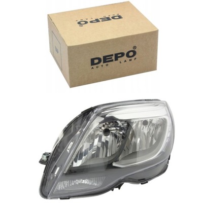 Фара лампа правая do mercedes glk x204 2008-2015 фото №1