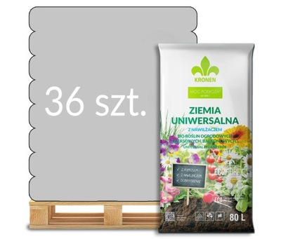 Ziemia uniwersalna 80l Kronen - paleta 36 worków