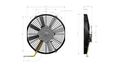 ВЕНТИЛЯТОР ОСЕВОЙ 280MM 24V, TŁOCZĄCY - 90050191