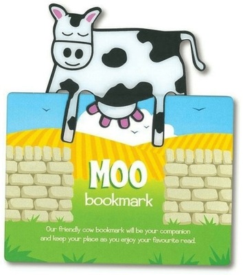 Zwierzęca zakładka do książki - Moo - Krowa