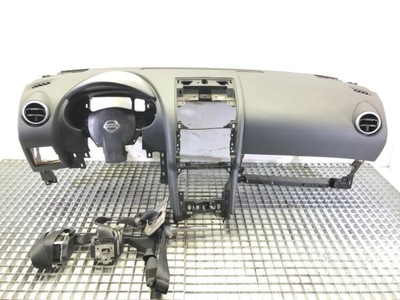 Панель приладів подушки безпеки ремені комплект nissan qashqai j10 06-14 фото №1