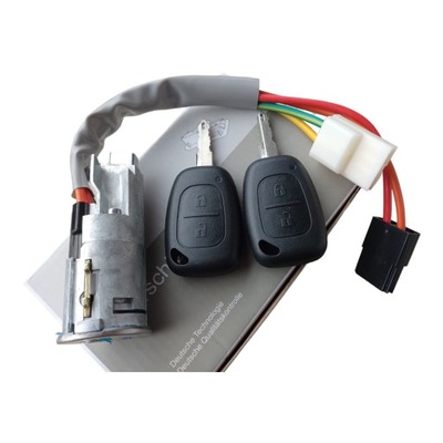 Nowa замок зажигания 2 ключи pod pilot колодка замка зажигания renault trafic ii 2001- фото №1