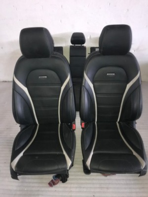 Mercedes w253 6.3 amg сидіння заднє сидіння вентильовані обшивки фото №1