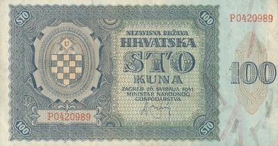 Chorwacja - 100 Kuna - 1941 - P2