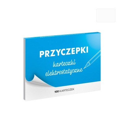 PRZYCZEPKI – białe karteczki elektrostatyczne