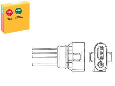 Ngk датчик лямбда-зонд audi a4 2.8 8d2. b5 фото №1