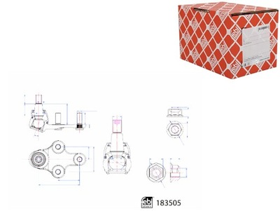Шаровая опора рычага citroen p berlingo opel combo peugeot rifter 1.2 1.5d фото №1
