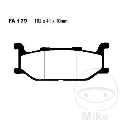 ZAPATAS DE FRENADO PARTE DELANTERA EBC SFA179  