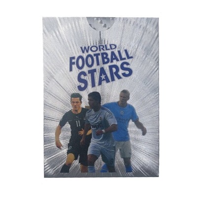 SREBRNE Karty Piłkarskie FIFA Football Stars 55szt