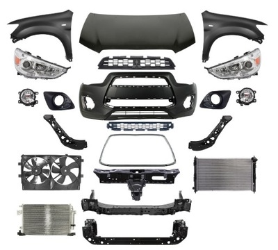 Mitsubishi asx 13- перед капот бампер pas лампа фото №1