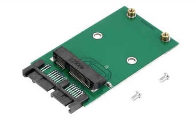 Adapter SSD 1.8'' cala mini PCIe mSATA na micro SATA z mocowaniem śrubowym