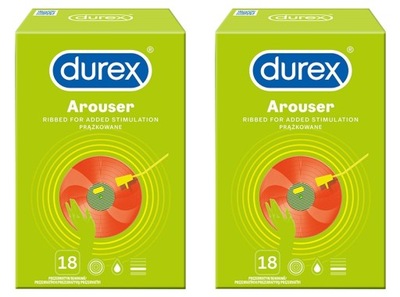 PREZERWATYWY DUREX AROUSER PRĄŻKOWANE 36 SZTUK