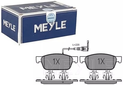 Meyle гальмівні колодки гальмівні перед 025 246 2318/pd фото №1