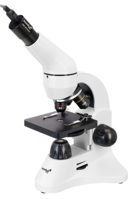 (PL) Mikroskop cyfrowy Levenhuk Rainbow D50L PLUS 2M, MoonstoneKamień księż