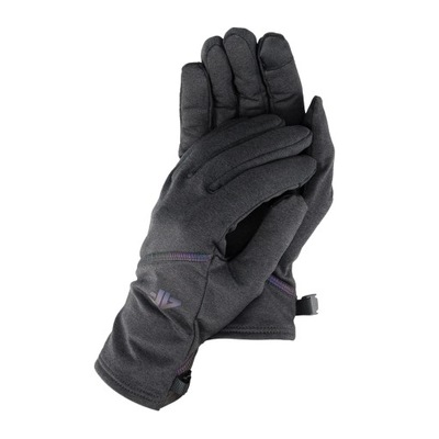 Trekingové rukavice 4F sivé H4Z22-REU009 XL