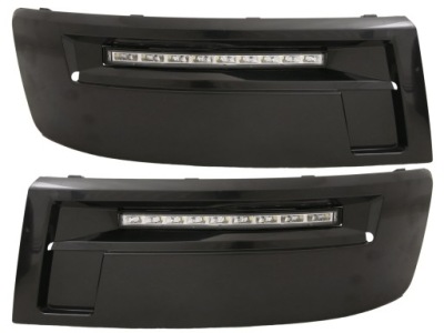 Дневные ходовые огни led drl vw t5 transporter рестайлинг  09- фото №1