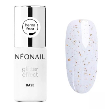 NEONAIL BAZA HYBRYDOW GLITTER EFFECT WHITE SPARKLE