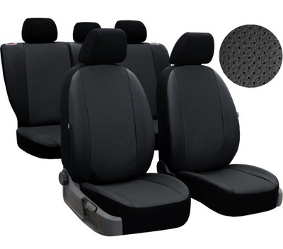 LEATHER COVER SET LEATHER PERFORATED FOR RENAULT SCENIC IV 5M  