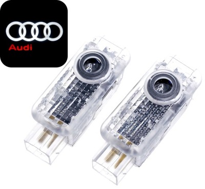 AUDI LED LOGO HD SPOT LIGHT A3 A4 A5 A6 A8 Q3 Q5 Q7  