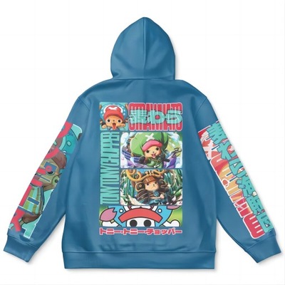 Jednoczęściowa bluza z kapturem typu streetwear Tony Tony Chopper