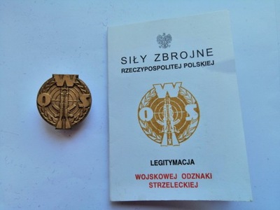 Odznaka medal i legitymacja