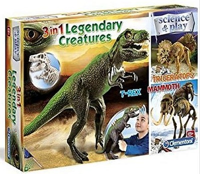 Clementoni 3w 1 Legendary Creat TREX 95962 DŻWIĘK