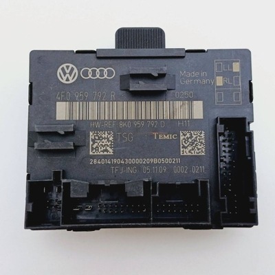 Модуль блок керування двері audi a6 c6 4f0959792r nr1195 фото №1