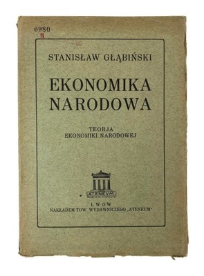 Ekonomia narodowa - Stanisław Głąbiński