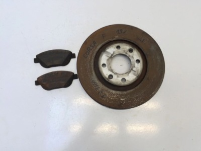 Opel corsa f 1.2thp 2020 диск тормозная перед фото №1