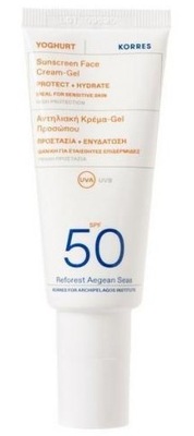 Korres Yoghurt Sunscreen Face Cream-Gel SPF 50 - 40 ml