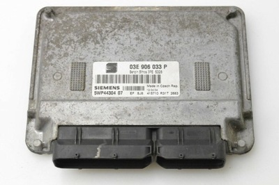 КОМПЬЮТЕР БЛОК УПРАВЛЕНИЯ ECU 03E906033P VW SEAT IBIZA