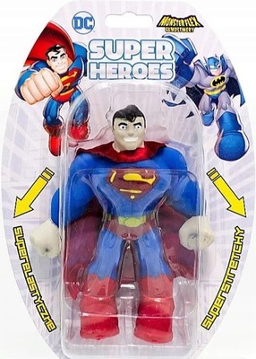 MONSTER FLEX SUPER HEROES SUPERMAN ROZCIĄGLIWA GUMOWA FIGURKA