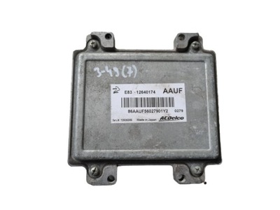 ECU OPEL MERIVA 12640174 E83-12640174 AAUF PROGRAMACIÓN  