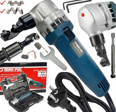 NOŻYCE ELEKTRYCZNE DO CIĘCIA BLACHY FALISTEJ TRAPEZ BLACHODACHÓWKA