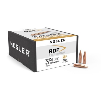 POCISKI NOSLER 22 HPBT RDF 70gr (100) .53066