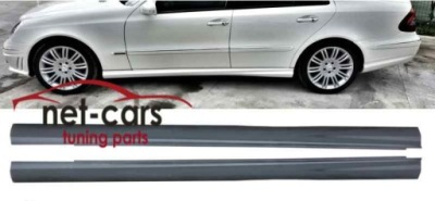 Пороги накладки mercedes e w211 amg 63 e65 sport фото №1