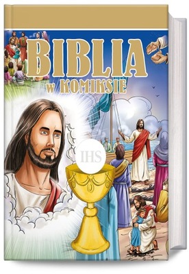 BIBLIA W KOMIKSIE PISMO ŚWIĘTE obwoluta KOMUNIA