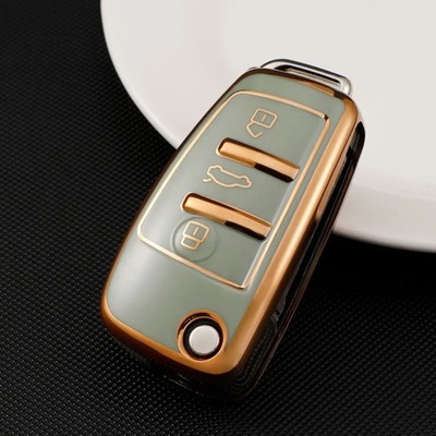 NUEVO TPU CAR KEY CASE COVER SHELL PARA AUDI A1 A3 8P 8L A4 A5 B6 B7 A6~61065  