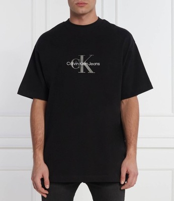 T-shirt męski okrągły dekolt Calvin Klein Jeans rozmiar L