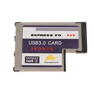 Karta Express Card z 3 portami USB 3.0 54 mm